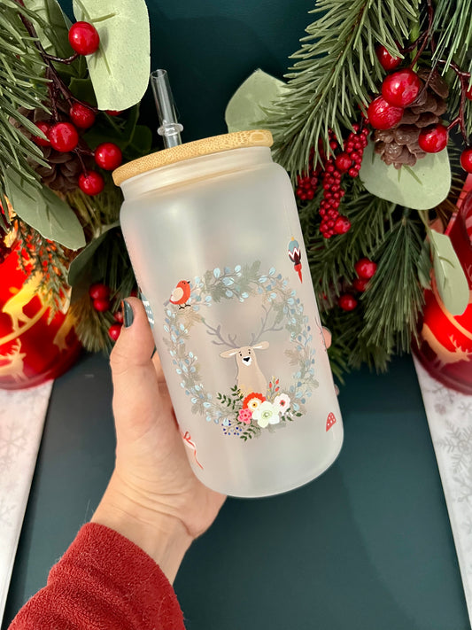 Christmas Deer 🦌 16 oz Tumbler