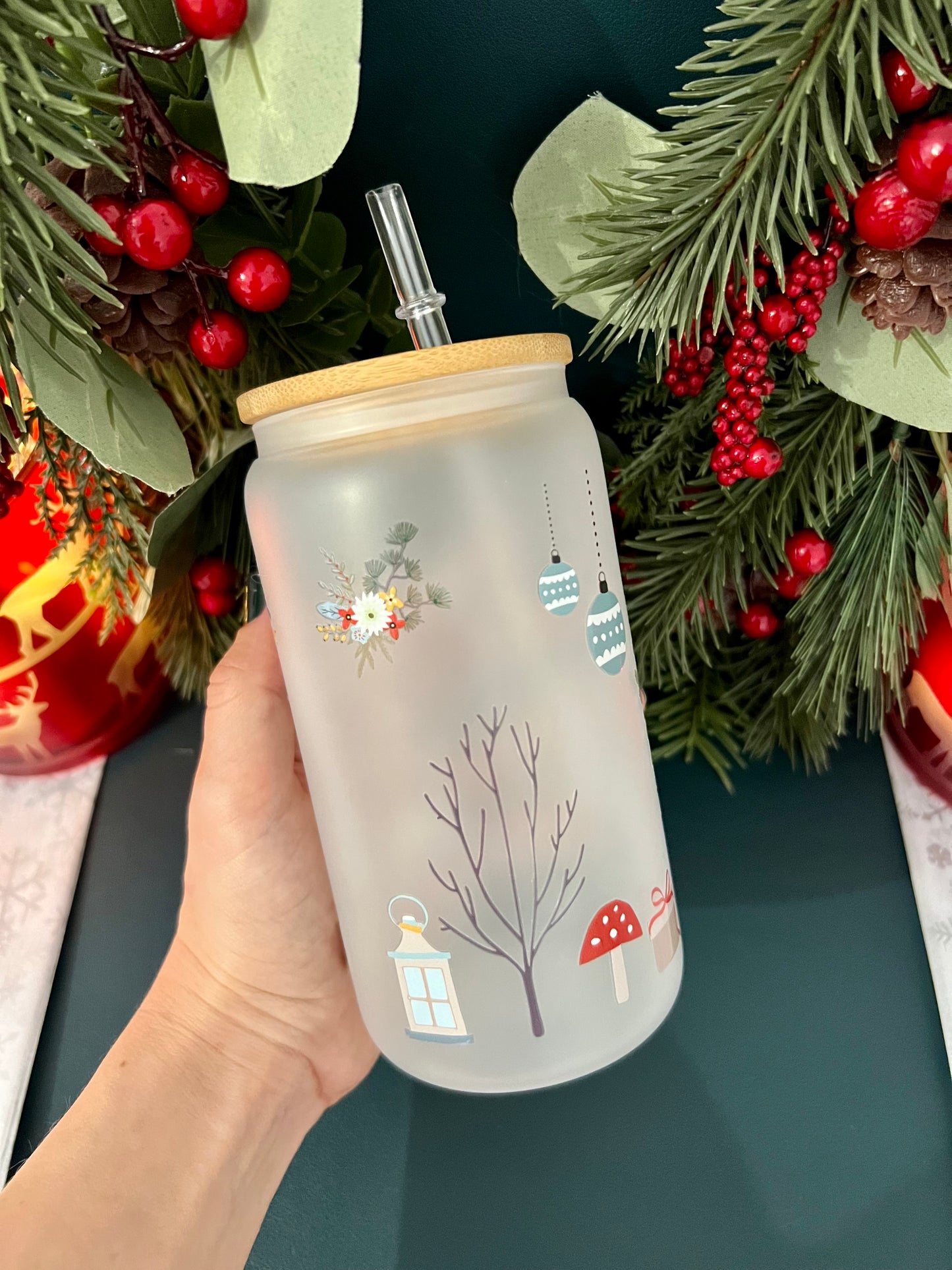 Christmas Deer 🦌 16 oz Tumbler