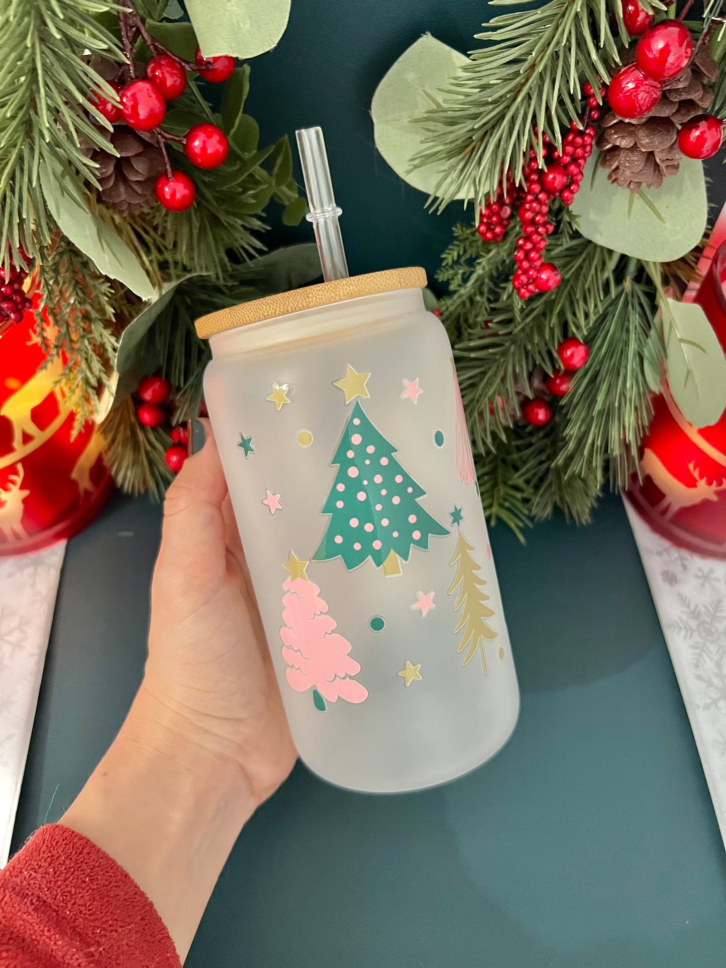 Christmas Tree 🌲 16 oz Frosty Tumbler