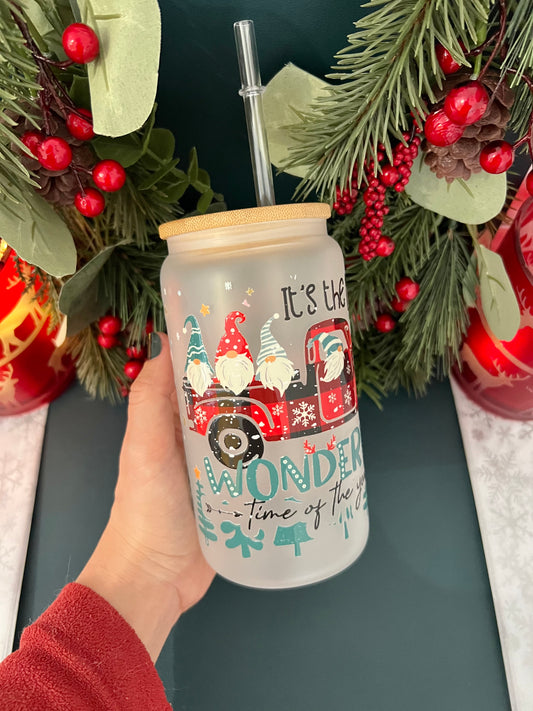 It’s The Most Wonderful 🎄 16 oz Frosty Tumbler