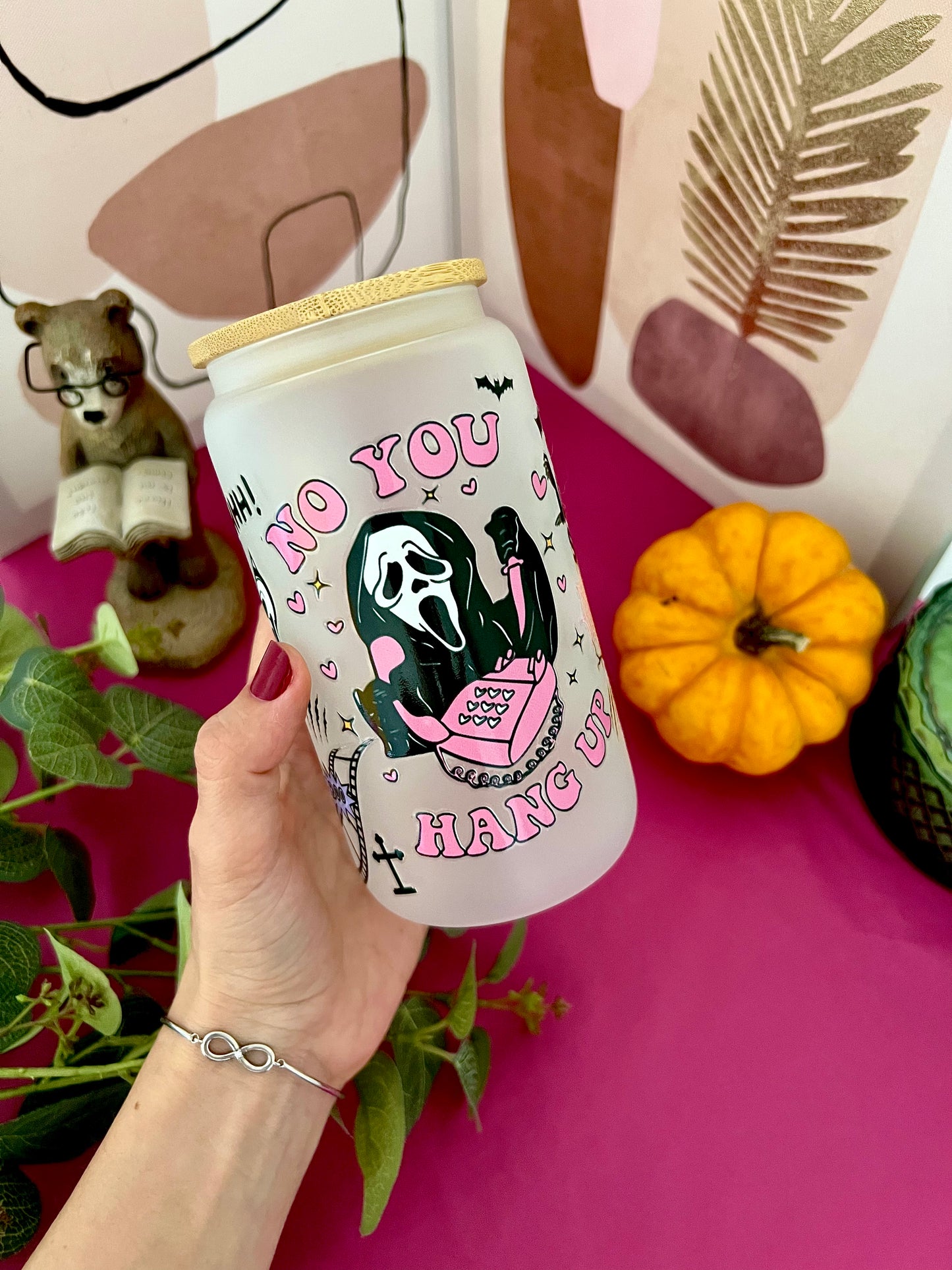 Halloween 👻 16 oz Glass Can