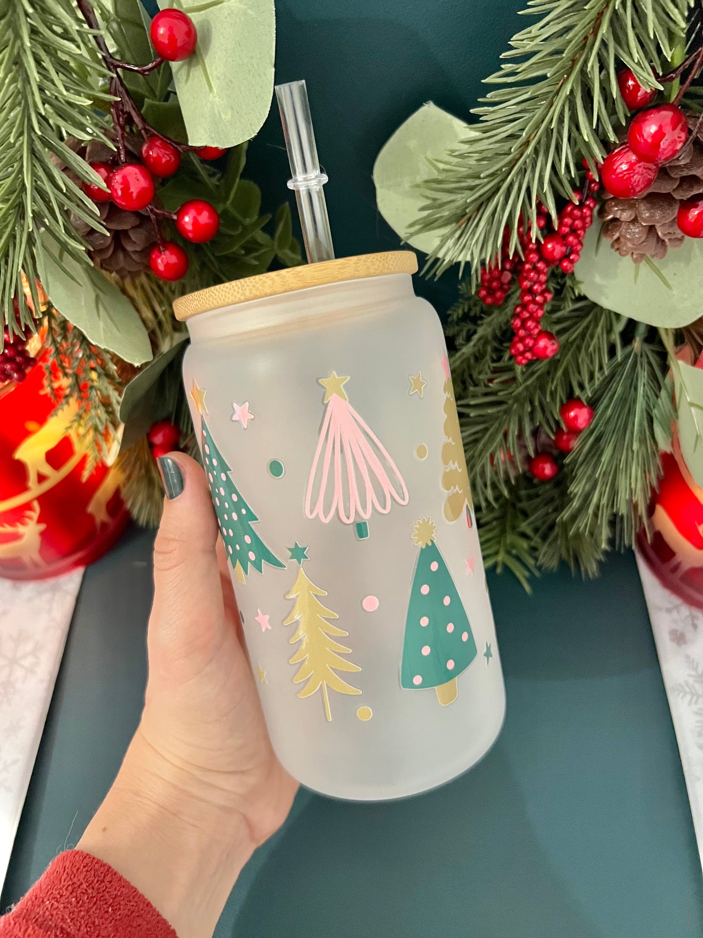 Christmas Tree 🌲 16 oz Frosty Tumbler