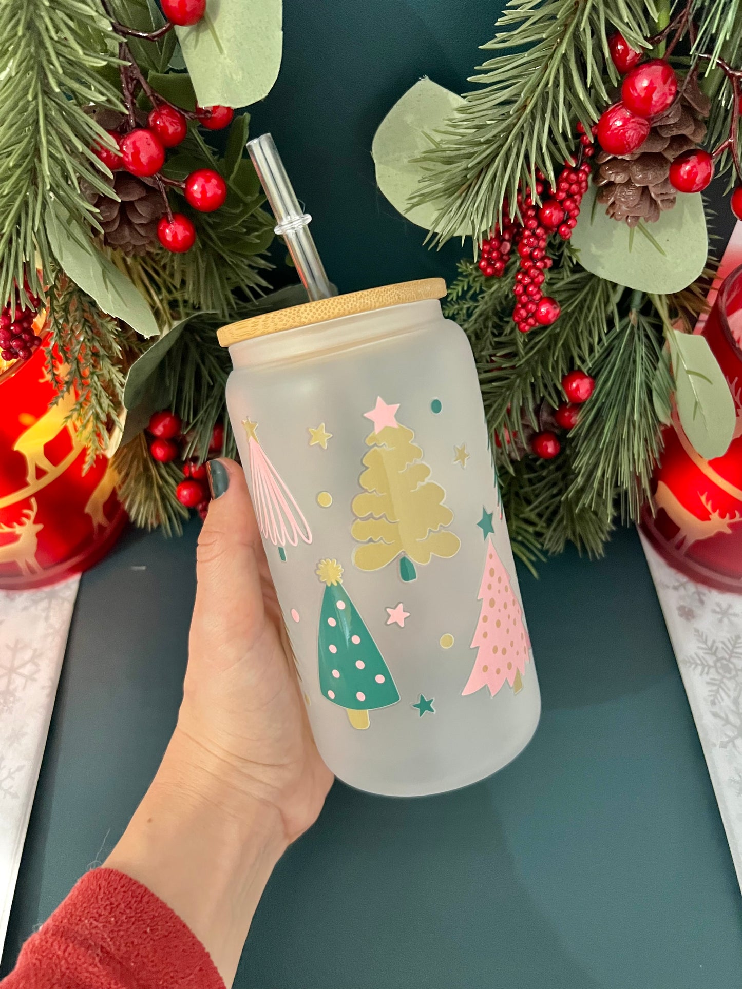 Christmas Tree 🌲 16 oz Frosty Tumbler